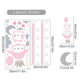 Owl  Height Chart Sticker