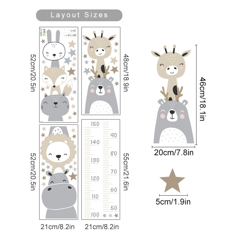 Levi Height Chart Sticker