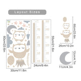 Owl  Height Chart Sticker