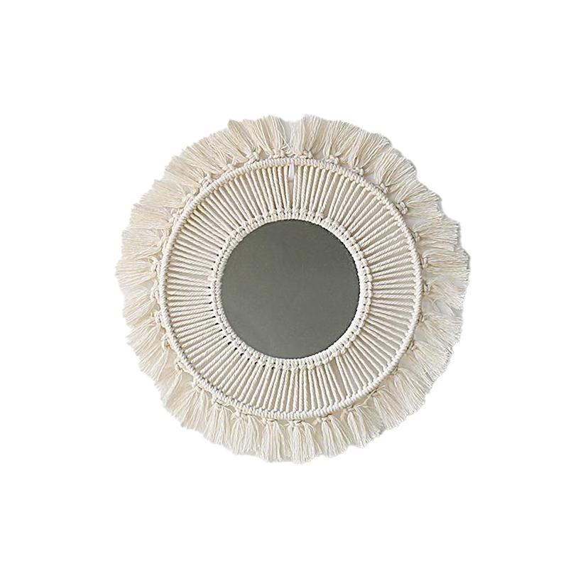 Boho Round Mirror