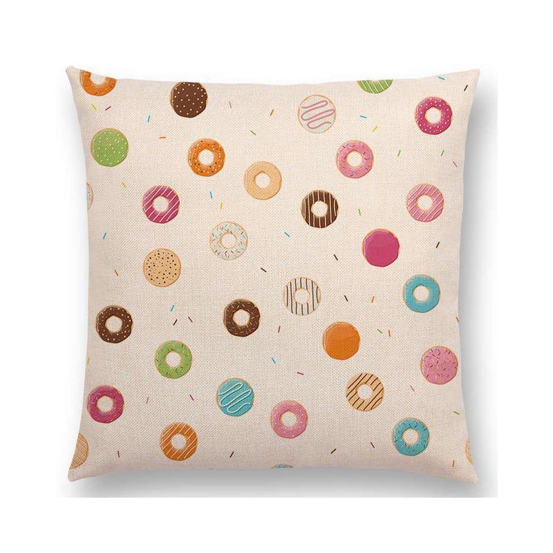 Donuts Pillow Cover