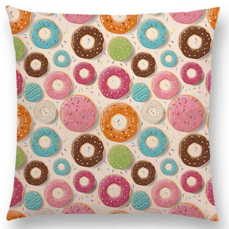 Donuts Pillow Cover